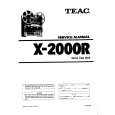 THOMSON X2000 Instrukcja Serwisowa