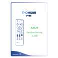 THOMSON X3030 Instrukcja Obsługi